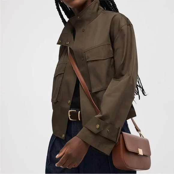 REITMANS Olive Utility Jacket with Front Flap Pockets - Picture 1 of 6